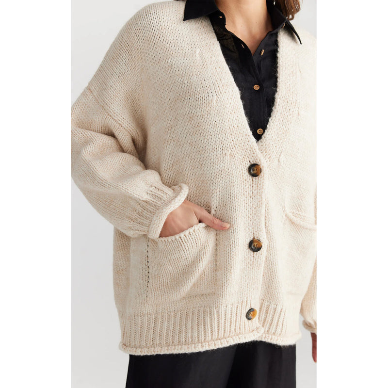 Knit Abrazo Cardigan - Natural