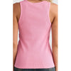 Top Ace Of Hearts Ribbed Tank - Pink Wash