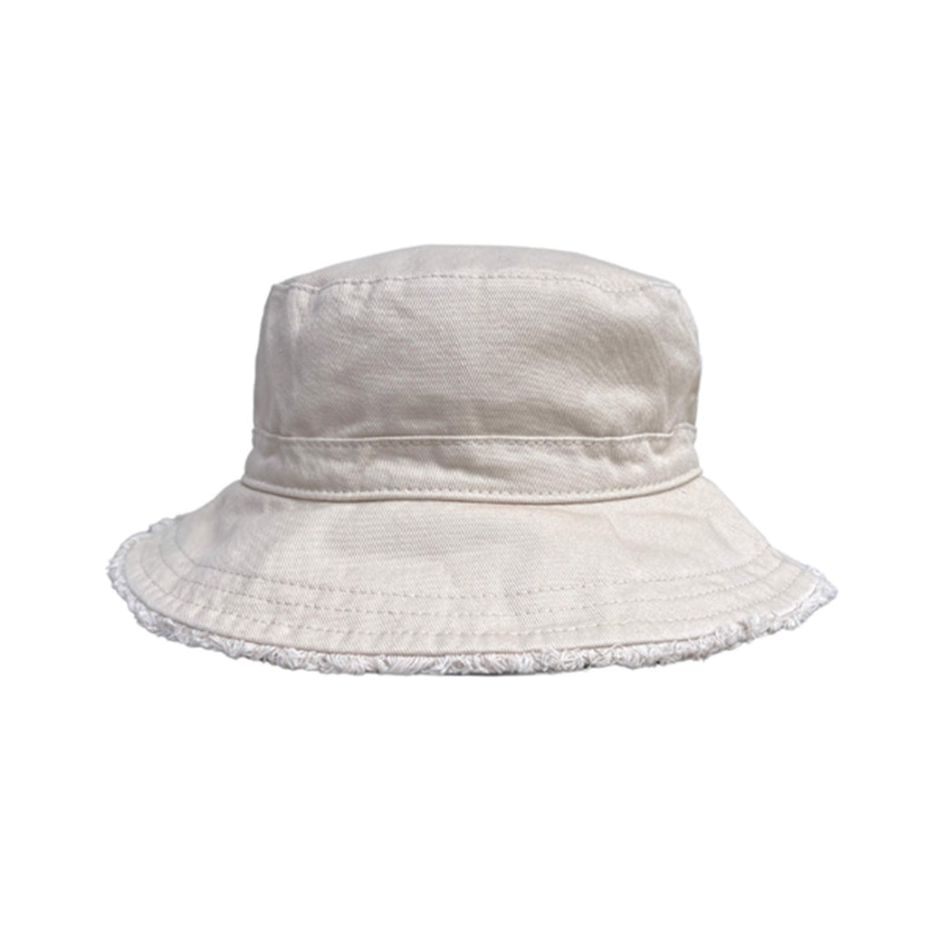 Hat Frayed Bucket - Mushroom