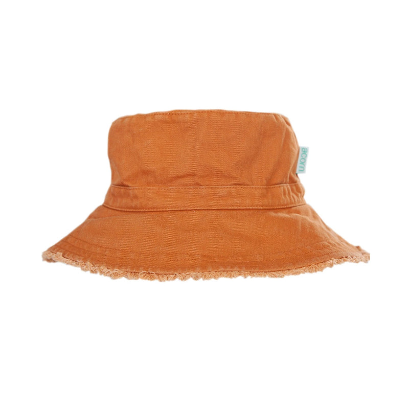 Hat Frayed Bucket - Chestnut