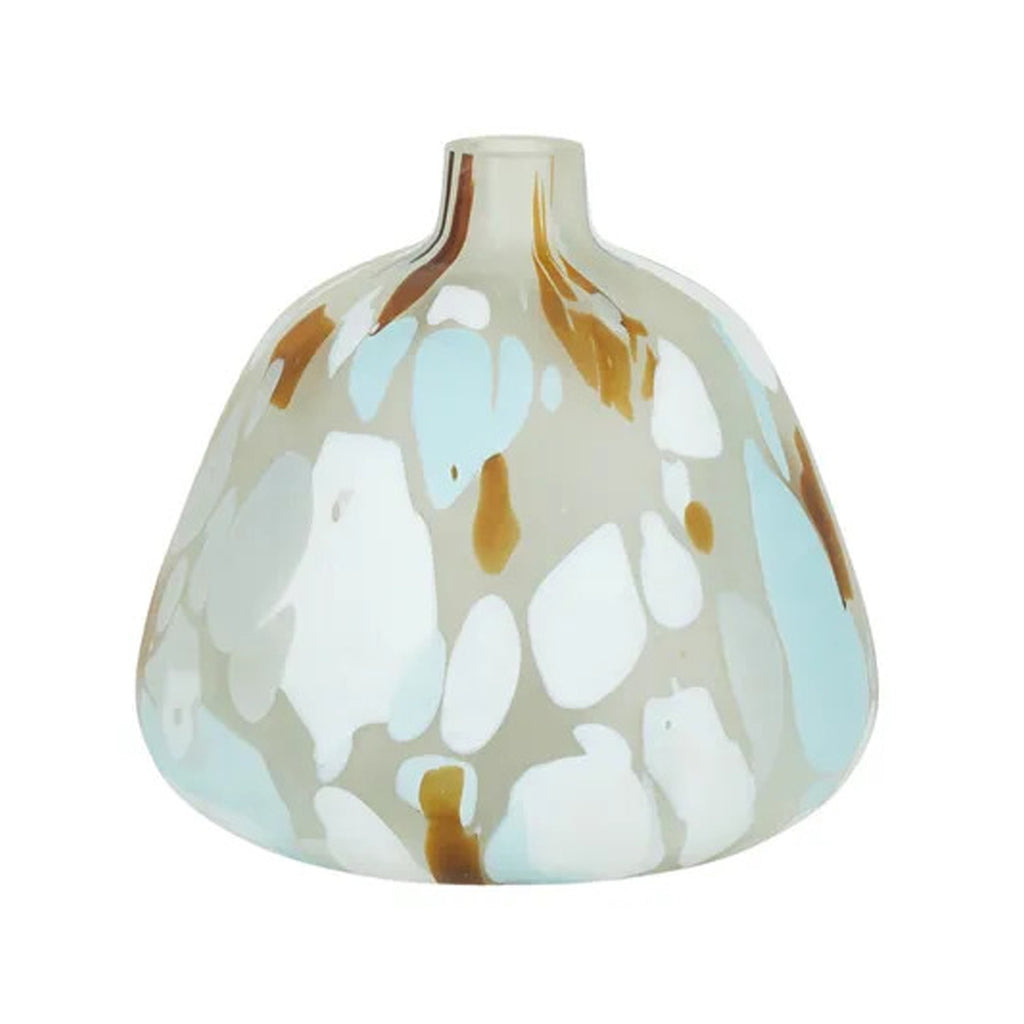 Vase Agra Glass - Nat/Blue
