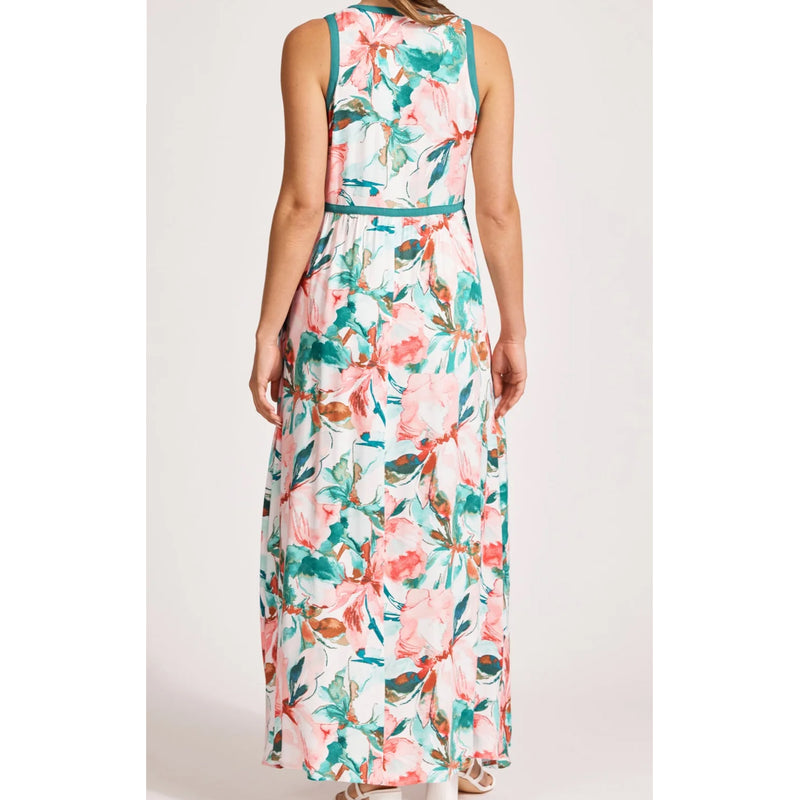 Dress Alegria Spliced Maxi - Estate/Teal