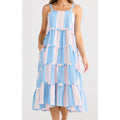 Dress Alita - Blue Multi Print