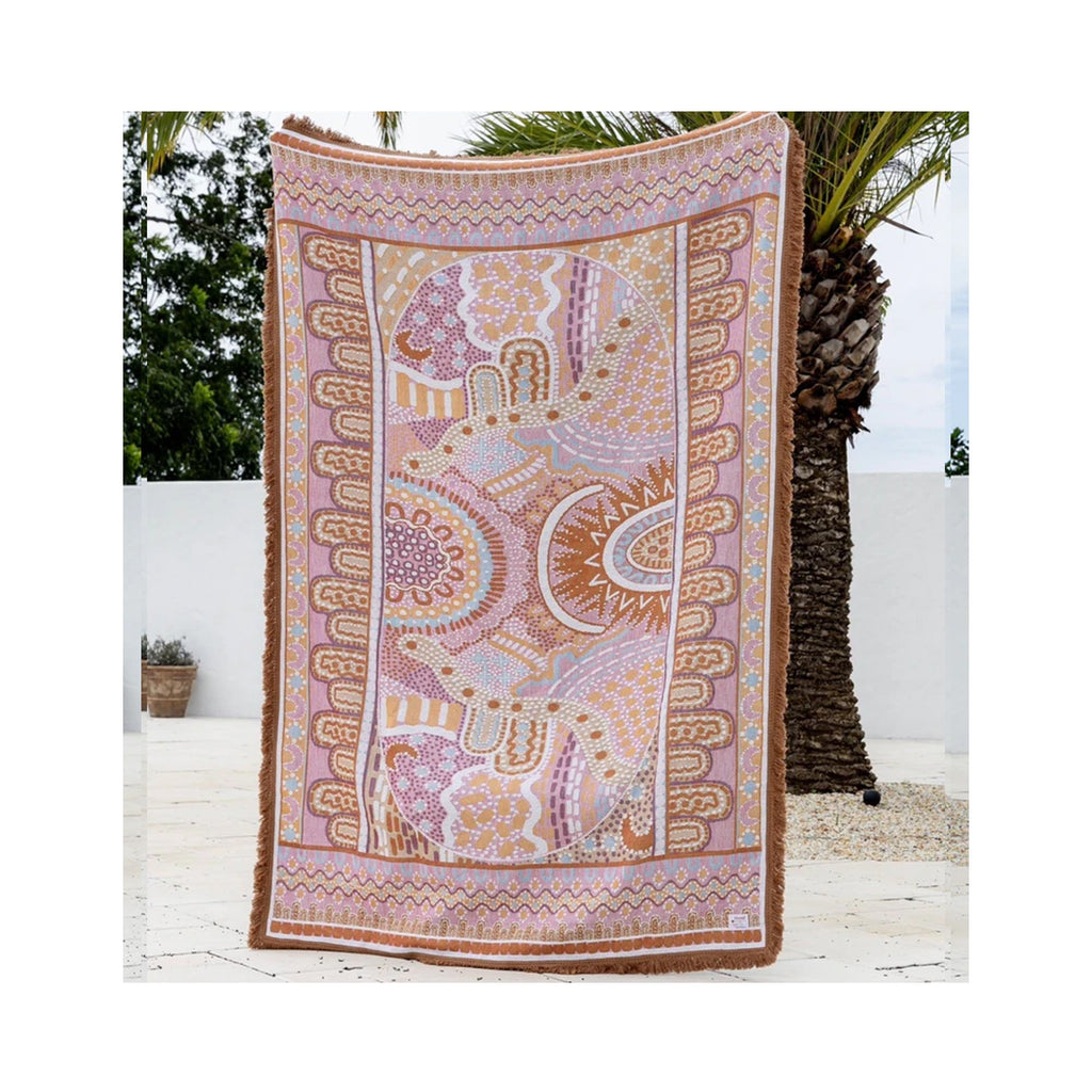 Throw Rug Alkira Pink