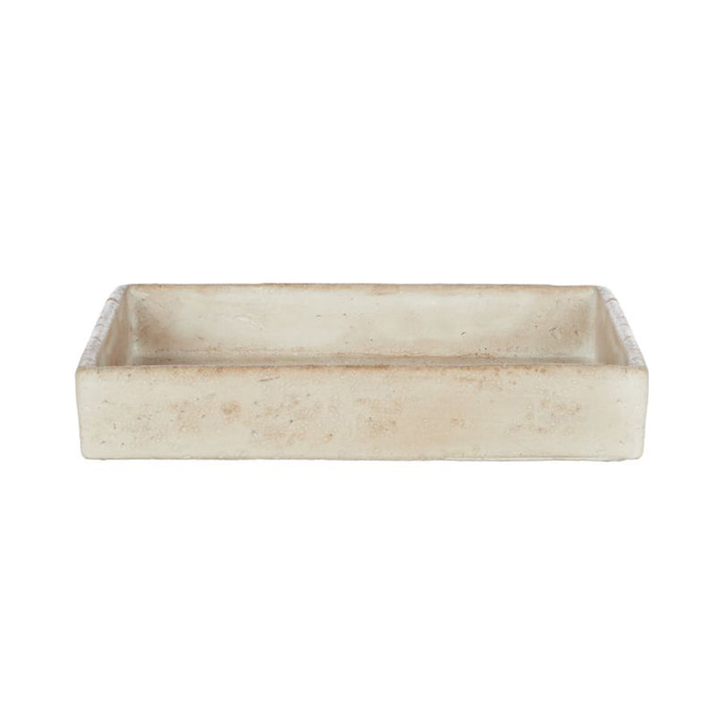 Tray Napier Rectangle - Beige