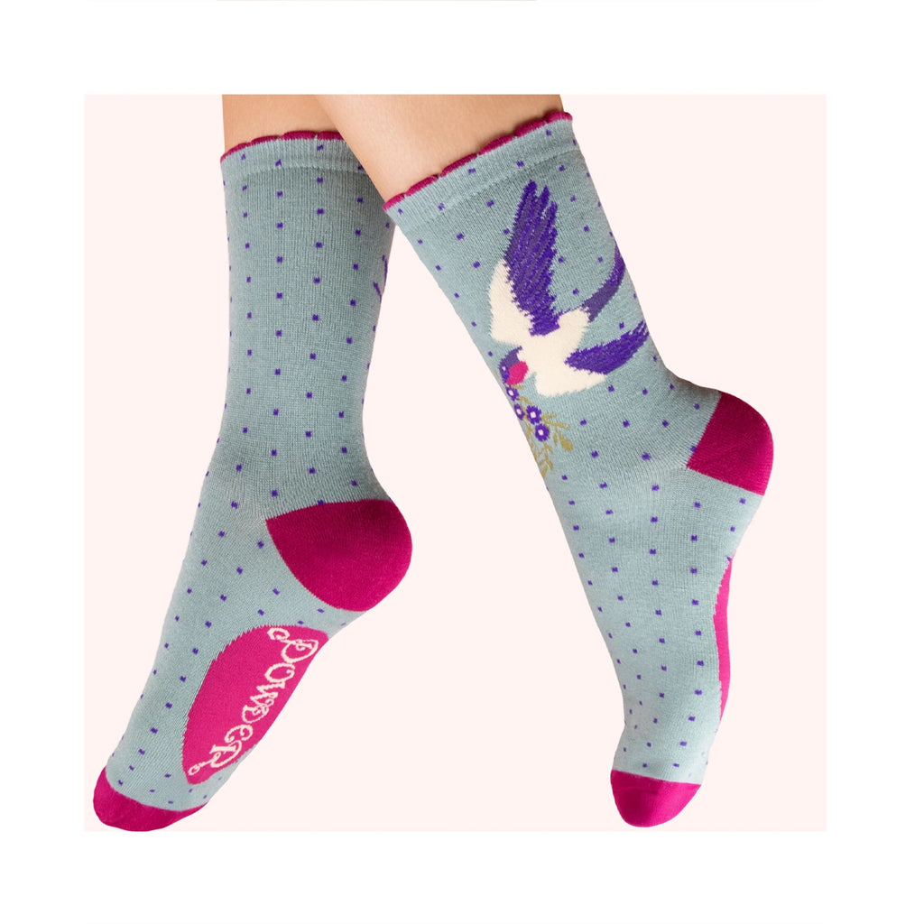 Socks Women's Swooping Swallow