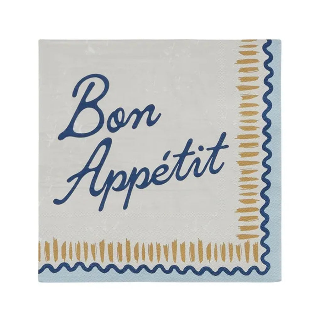Napkin Appetit 20pk 3 Ply Blue