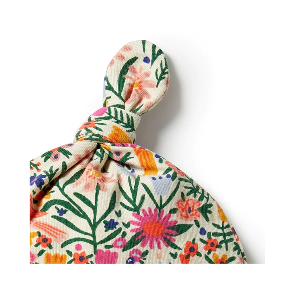 Knot Hat Organic - Birdy Floral