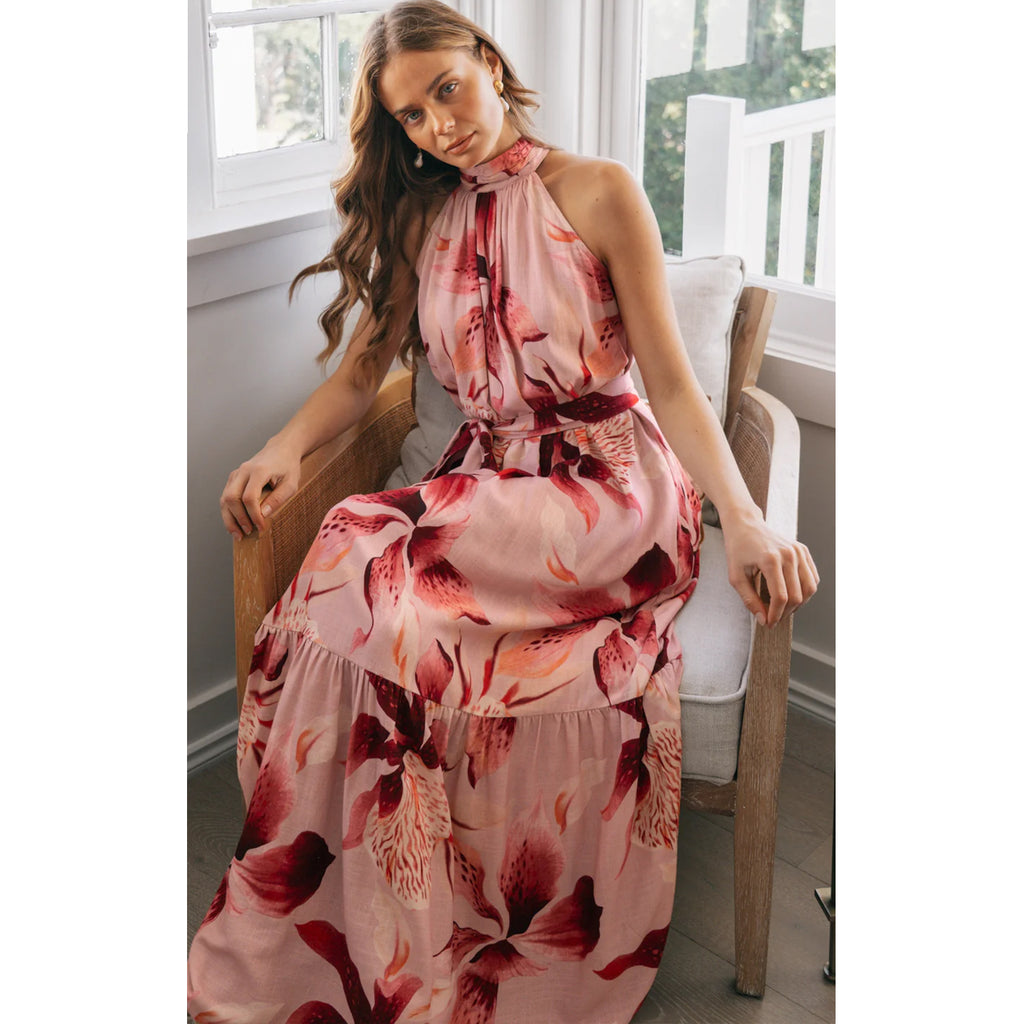 Dress Halter - Blush Lily