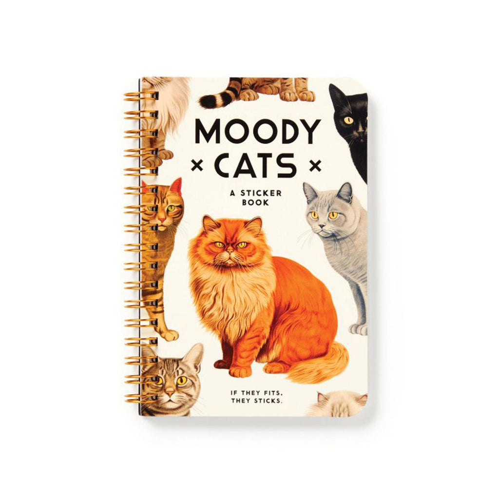 Sticker Book Moody Cats