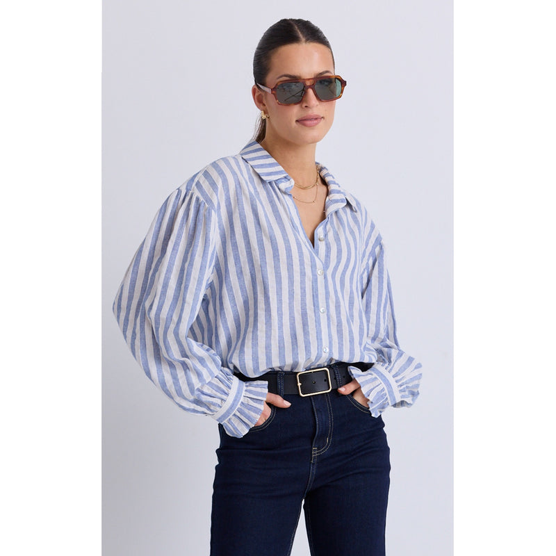 Top Connection Shirt - Blue Stripe