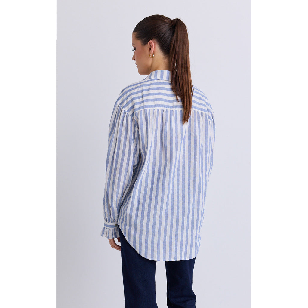 Top Connection Shirt - Blue Stripe