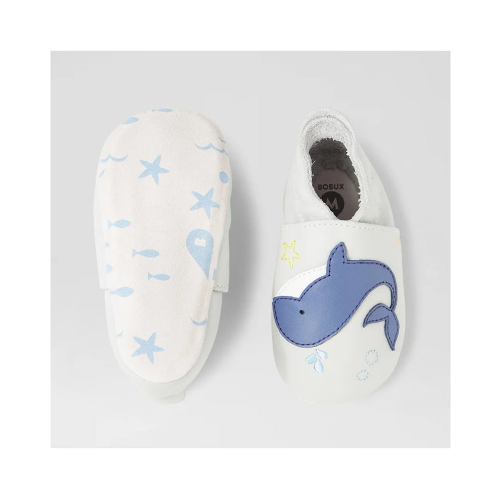 Baby Shoe Blue Whale - Dawn Blue