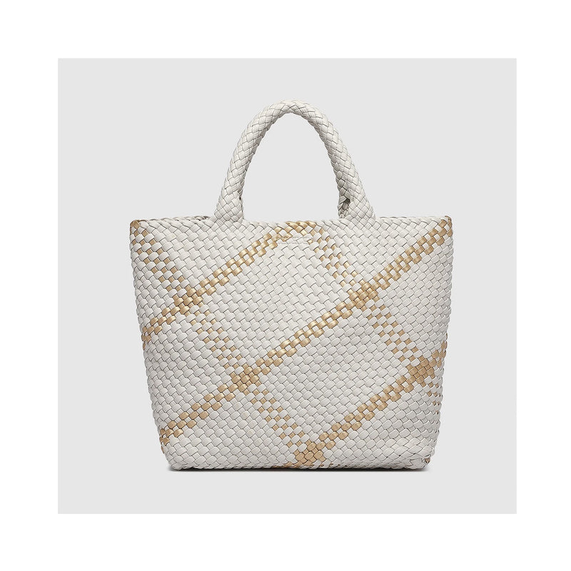 Bag Cruiser Woven Tote - Vanilla Gold