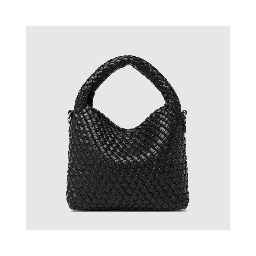 Bag Gabby Mini Woven Shoulder - Black