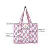 Bag Quilted Zip Tote - Pink