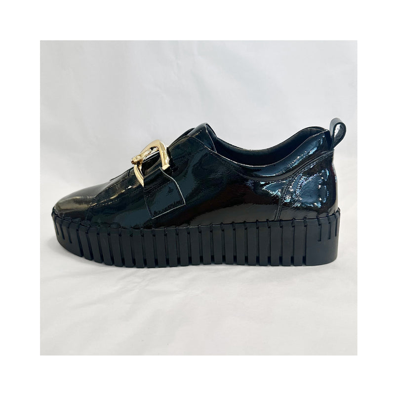 Shoe Bage - Patent Black & Black Sole