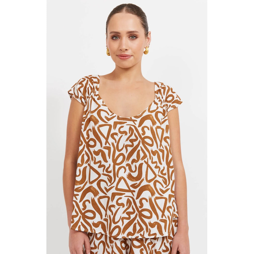 Top Bahama Tank - Opus Tan