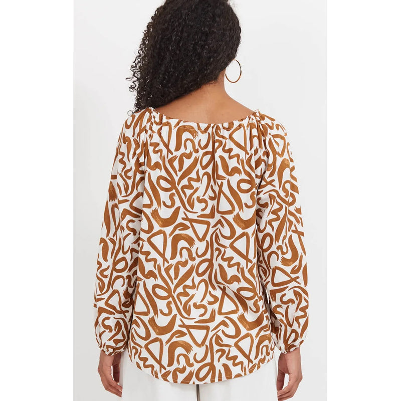 Top Bahama Button Tie - Opus Tan