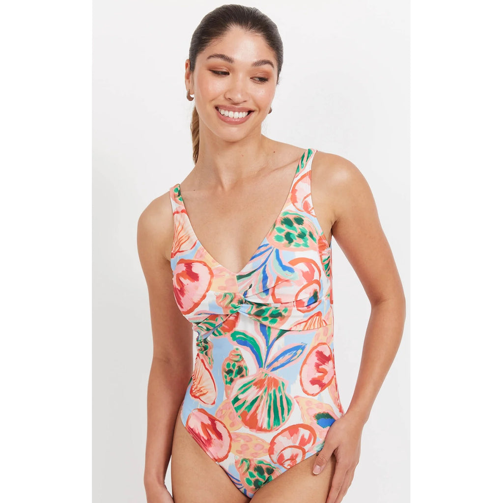 Swimsuit Baja Twist One Piece - Tide