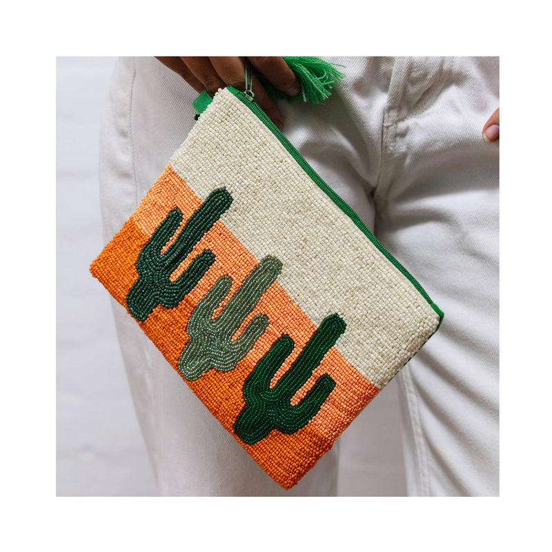 Purse Beaded Cactus