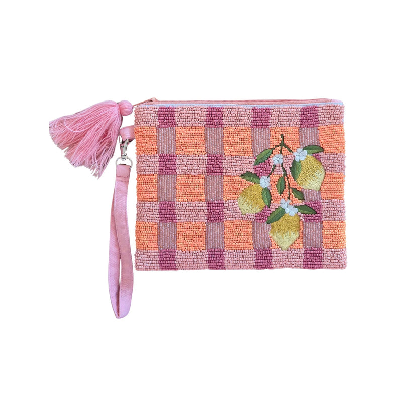 Purse Beaded Lemon