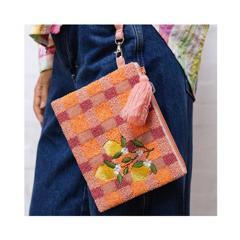 Purse Beaded Lemon
