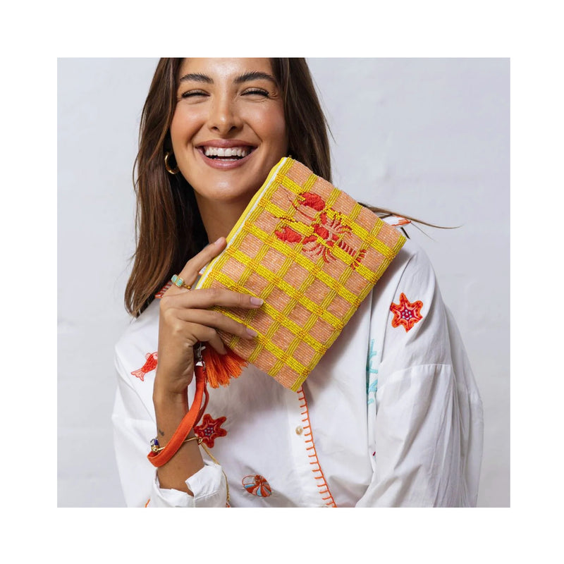 Purse Beaded Lobster