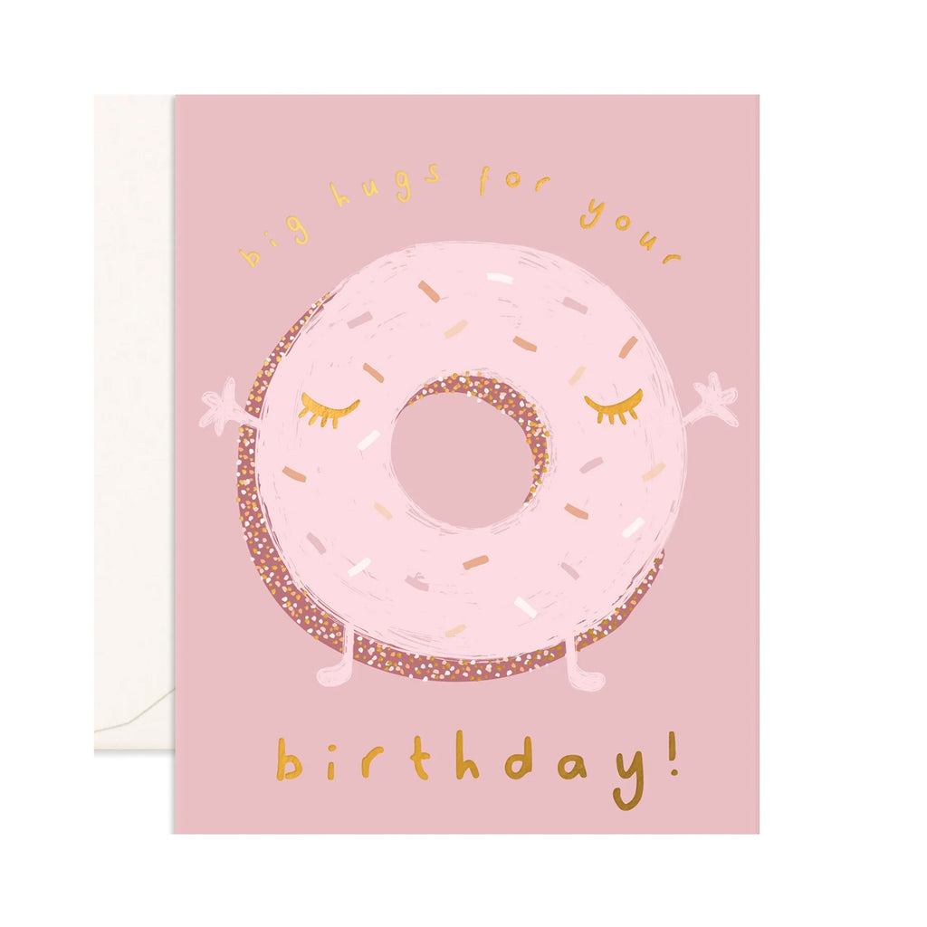 Card Big Hugs Birthday Donut