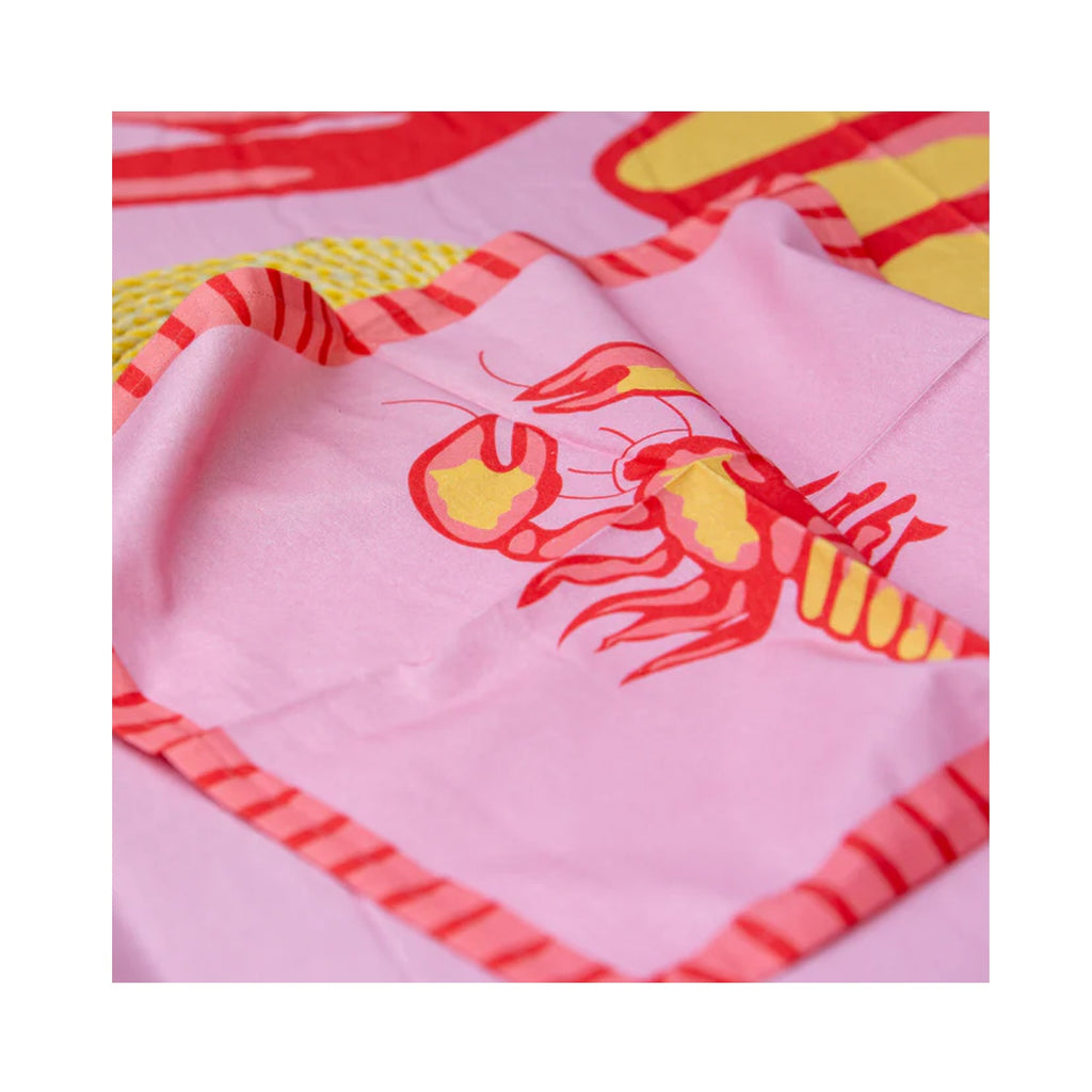 Napkin Set 4 Big Lobster Catch - Hibiscus