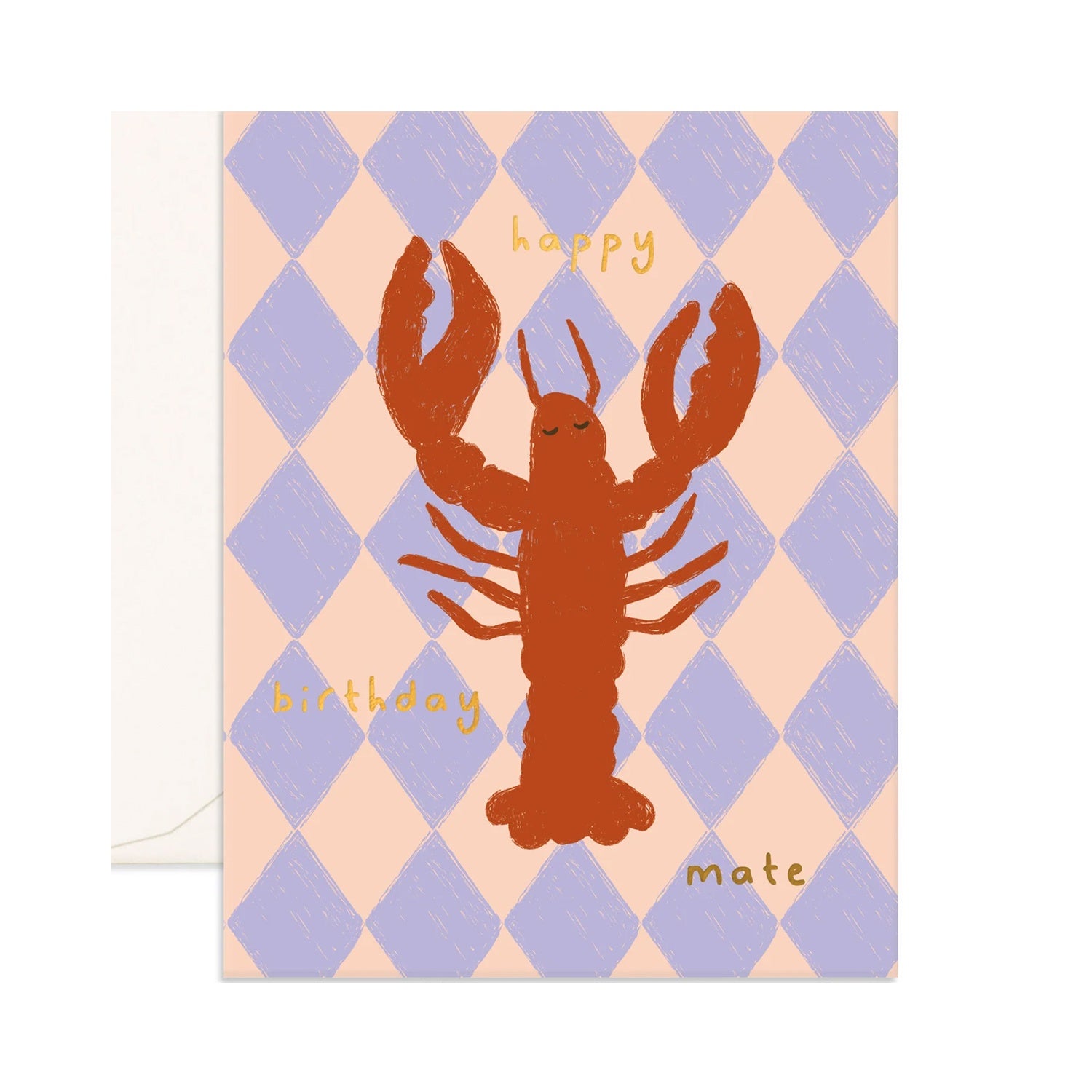 Card Birthday Mate Lobster
