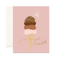 Card Birthday Sprinkle Cone