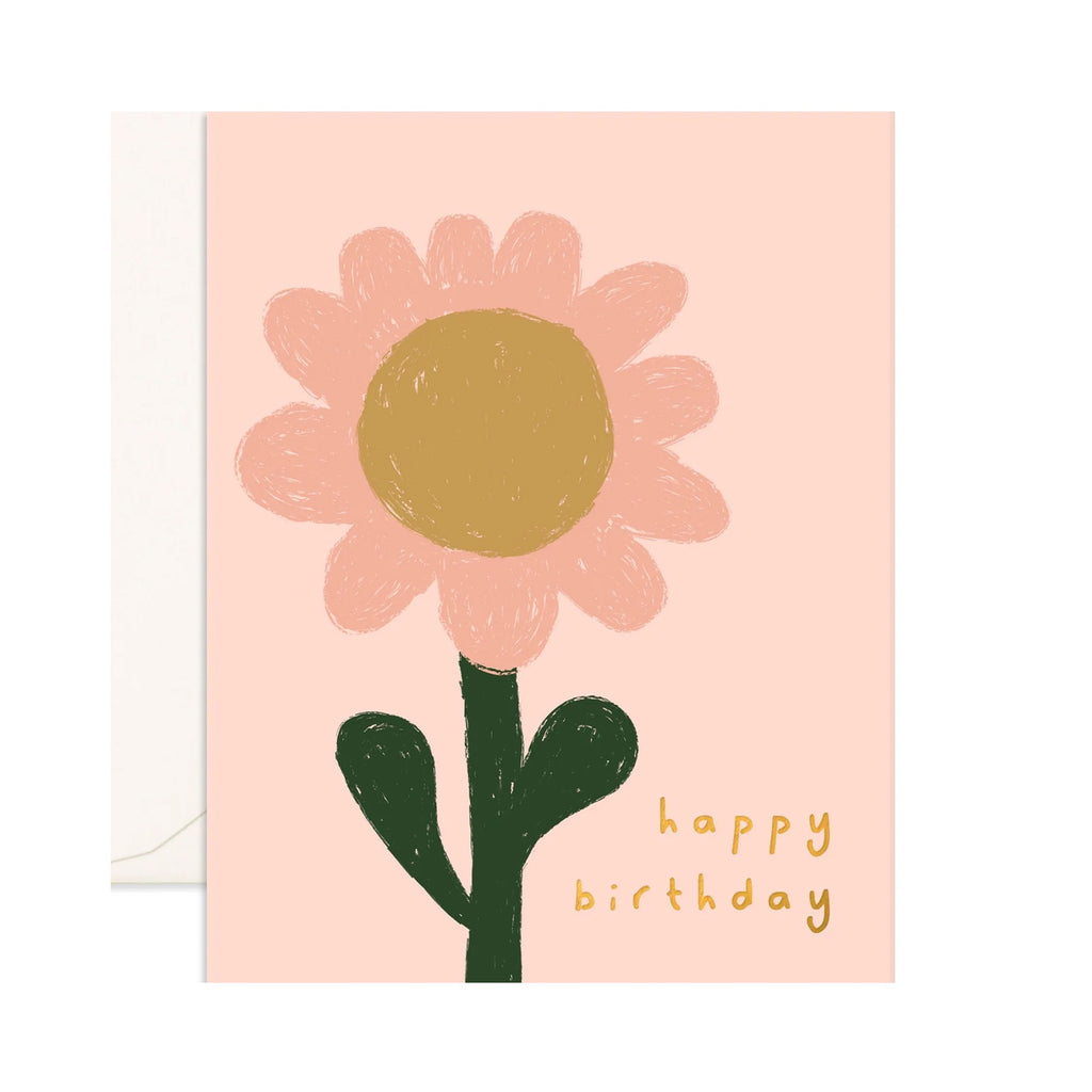 Card Birthday Sunflower