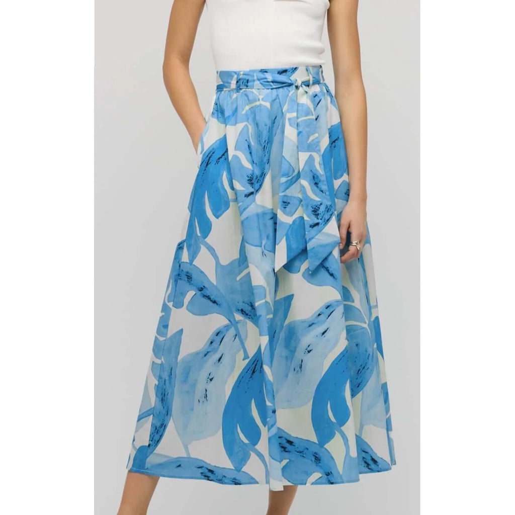 Skirt Leilani Maxi - Blue Leaf