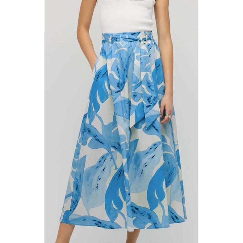 Skirt Leilani Maxi - Blue Leaf