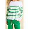 Top Bobbie - White & Green