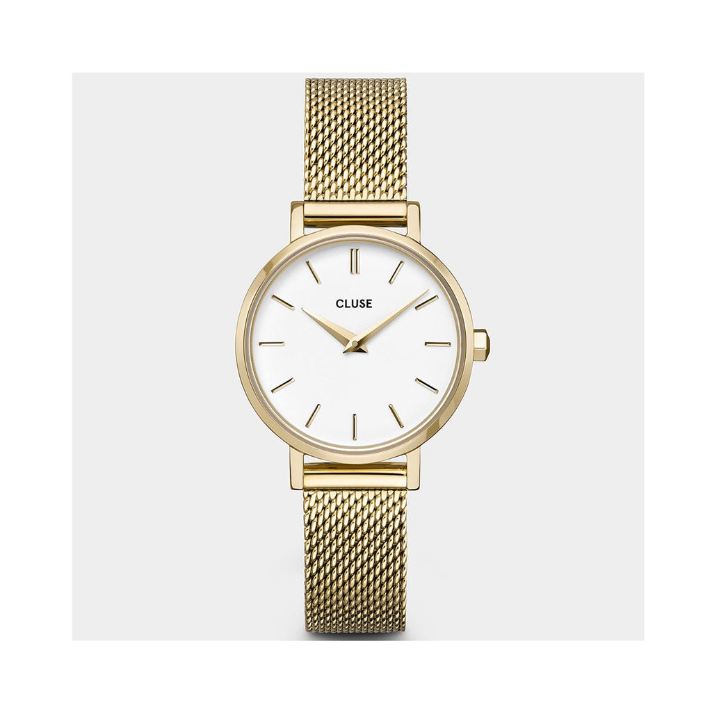 Watch Boho Chic Petite Mesh - Gold / White Gold