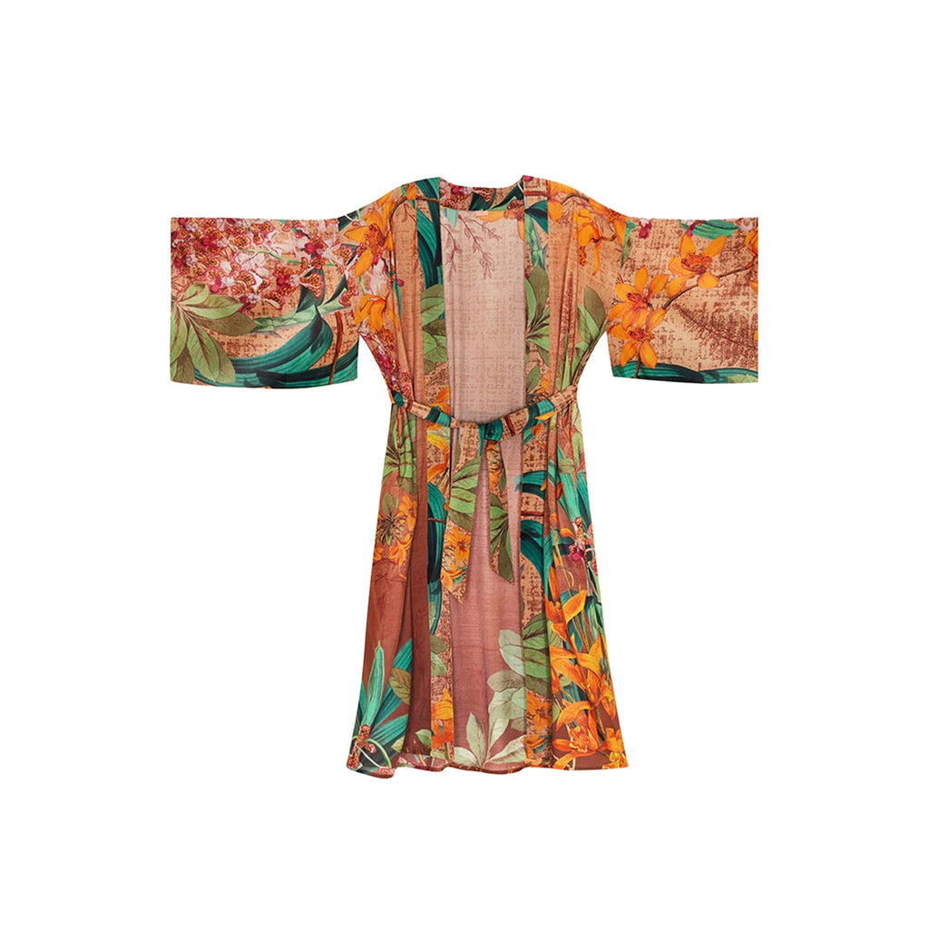 Jacket Kimono Botany Bliss - Taupe