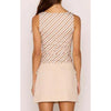 Top Orielle Mesh - Brown & Cream Stripe