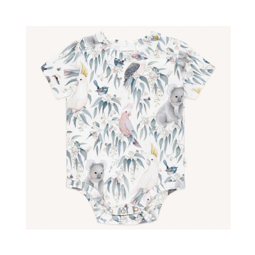 Baby Bodysuit - Bush Babies Gardenia