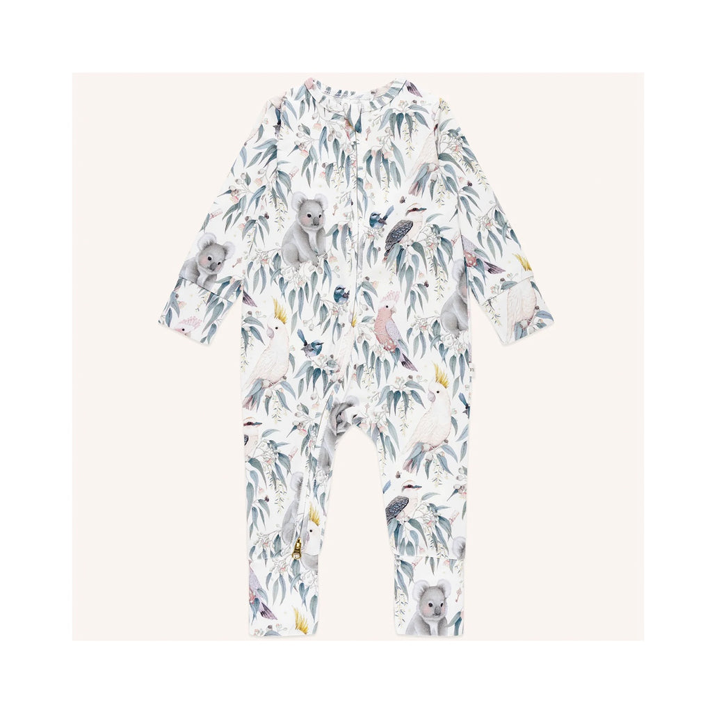 Baby Timeless Coverall - Bush Babies Gardenia