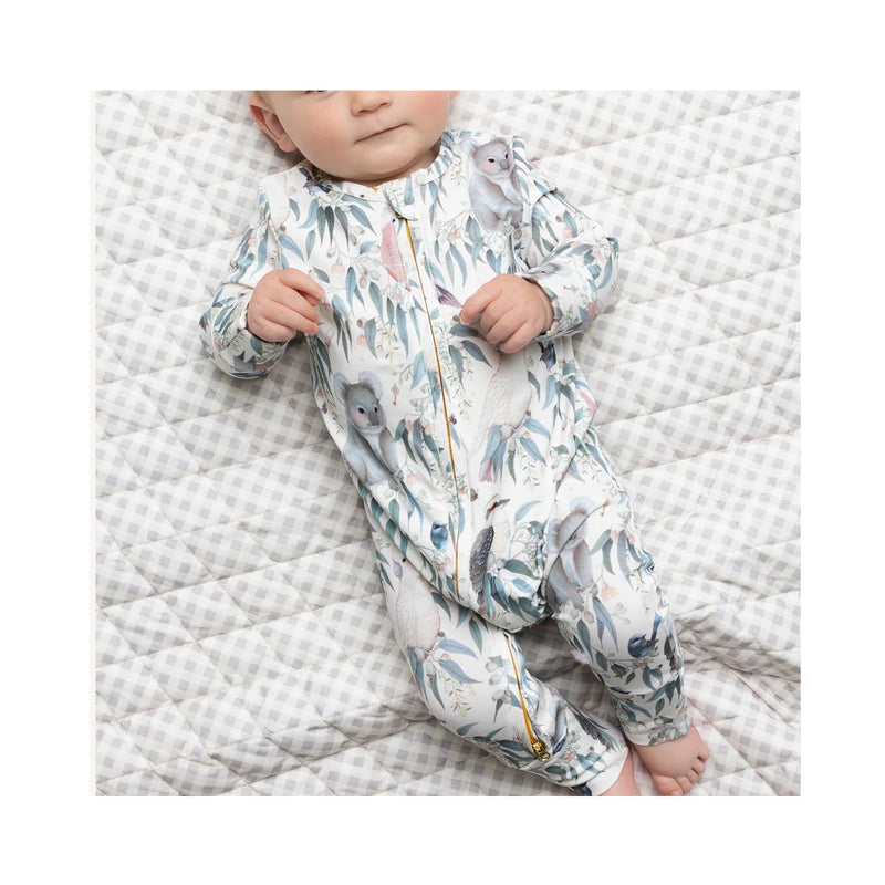 Baby Timeless Coverall - Bush Babies Gardenia