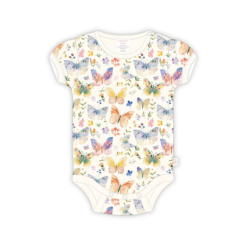 Bodysuit Bamboo - Butterfly Blooms