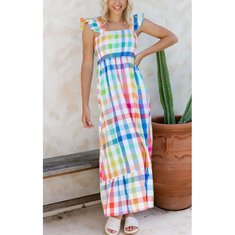 Dress Maxi Gelato Check