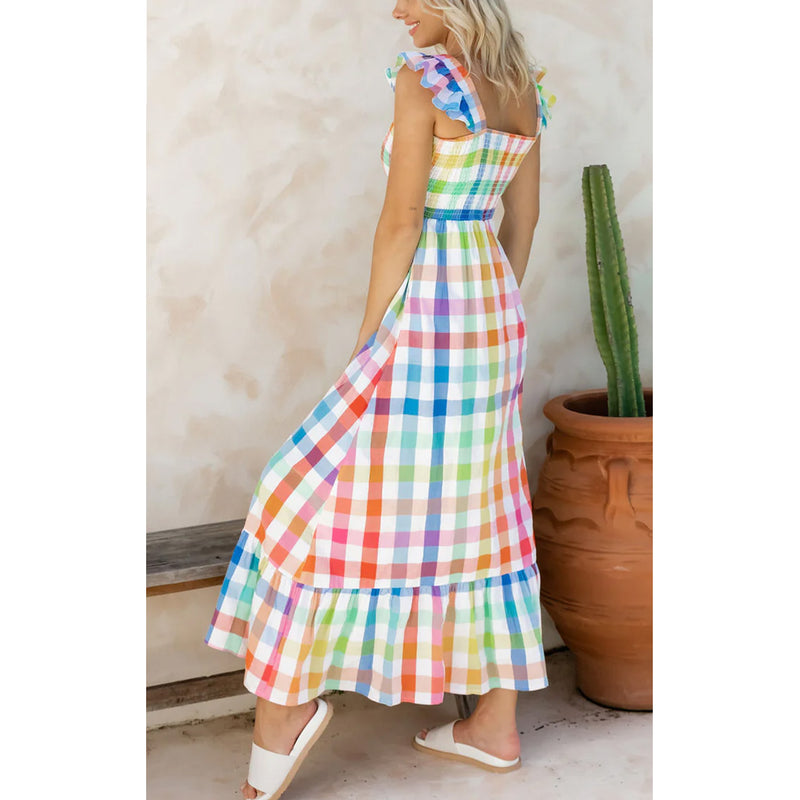 Dress Maxi Gelato Check