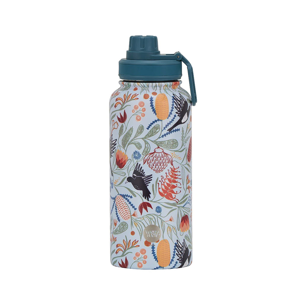 Watermate Bottle 950ml - Magpie Floral