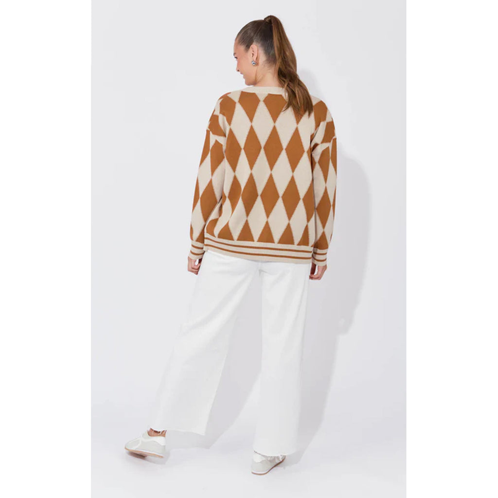 Cardigan Casablanca Lurex - Sand Dune