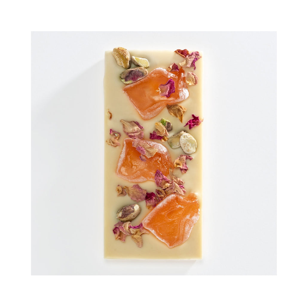 White Chocolate Bar 50g - Turkish Delight, Rose & Pistachio