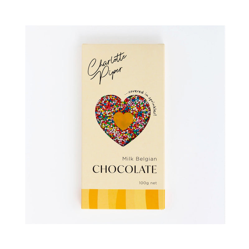 Milk Chocolate Bar 100g - Sprinkles