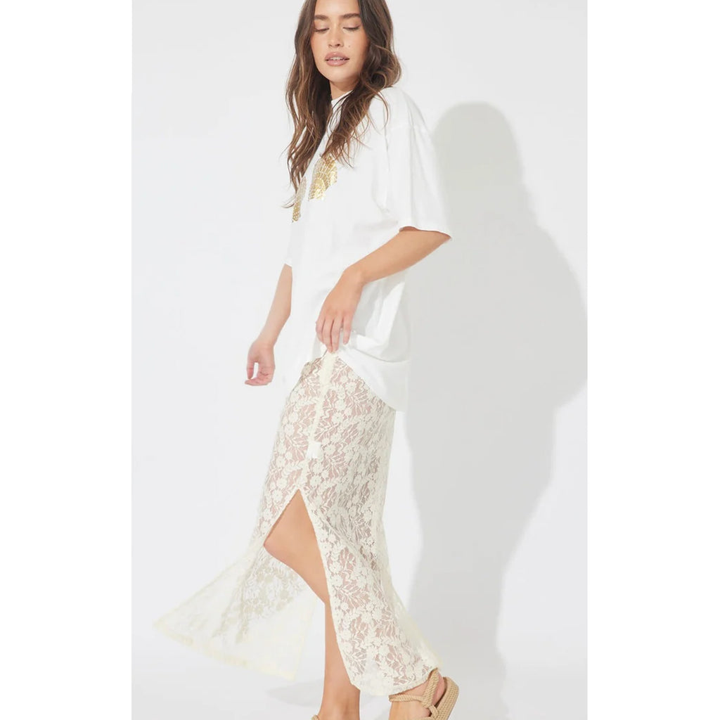 Skirt Chloe Lace - Cream
